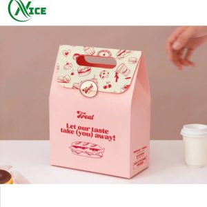 Túi Giấy Kraft Đáy Bằng Có Quai Xách