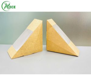 Hộp đựng sandwich-hamburger tam giác